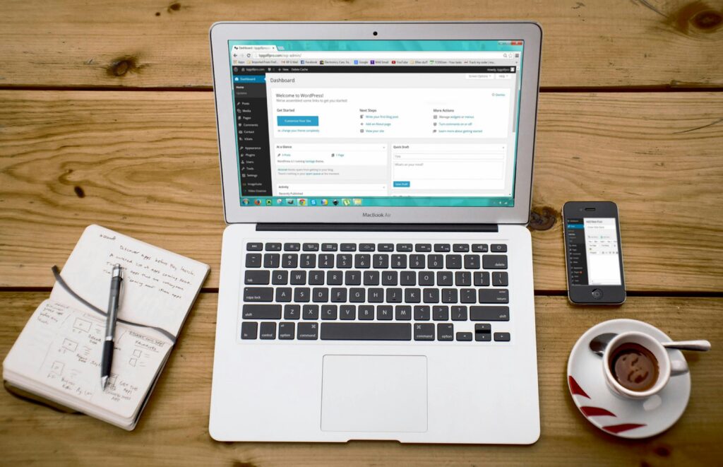 Website development using wordpress